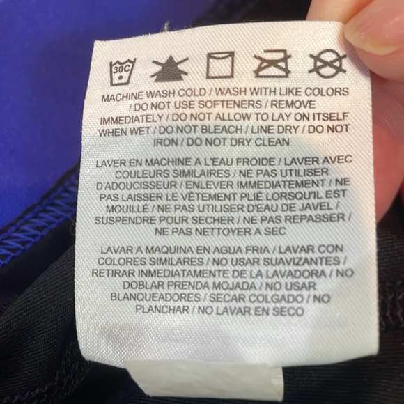 Nike pro legging in large black purple Dri Fit - Picture 11 of 13